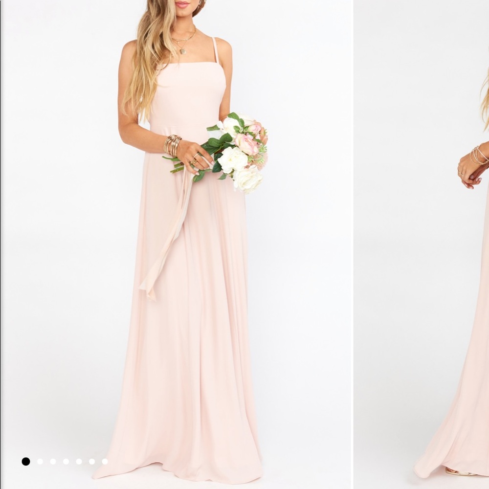Lauren Tie Maxi Bridesmaid Dress